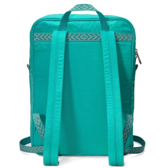 Gucci Medium 80s Logo Patch Backpack in Blue main image 7